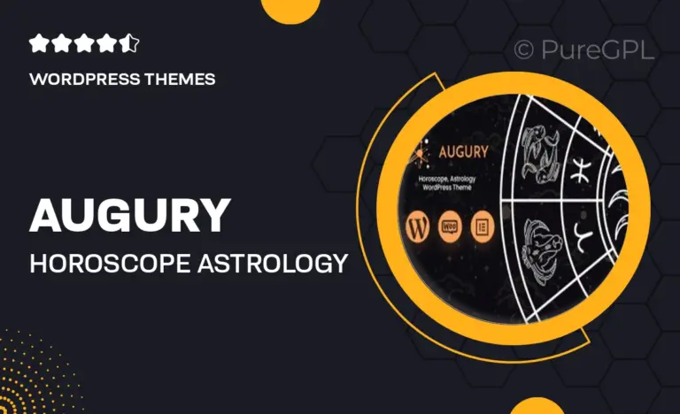 augury horoscope astrology wordpress theme