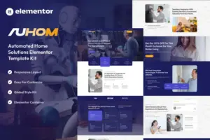 Auhom – Smart Home Automation Elementor Template Kit