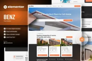 Benz – Real Estate Elementor Template Kit