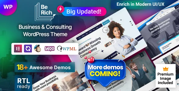 berich consulting corporate wordpress theme 1
