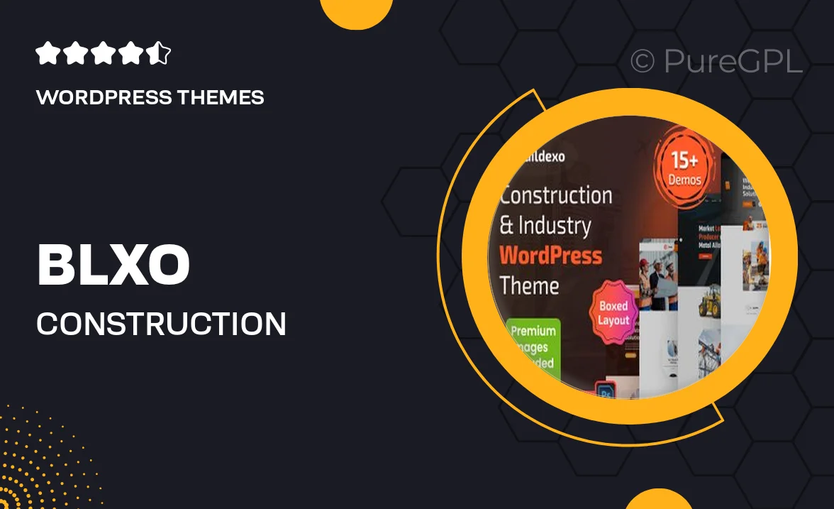 Blxo – Construction WordPress Theme