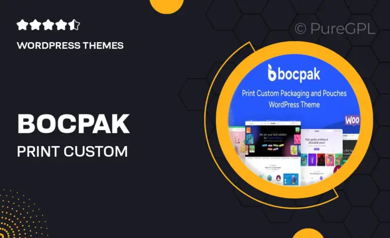 bocpak print custom packaging and pouches wordpress theme