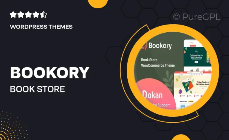 bookory book store woocommerce theme