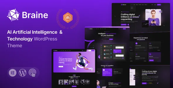Braine – Digital AI WordPress Theme