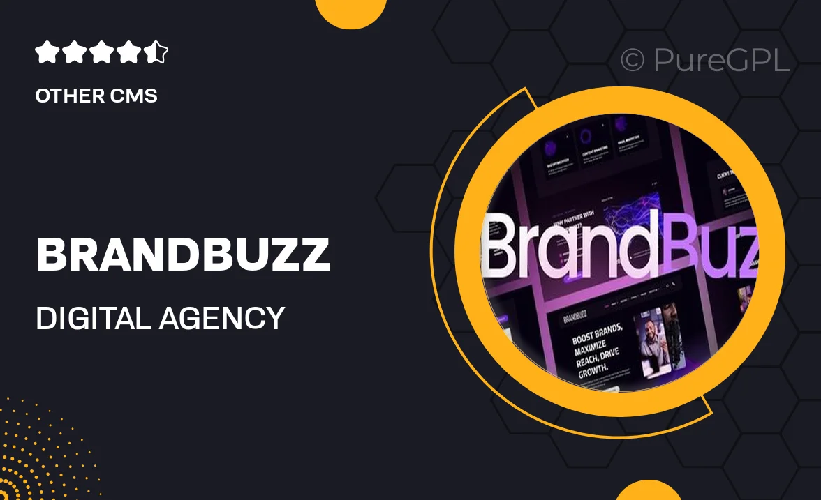 BrandBuzz – Digital Agency Elementor Kit