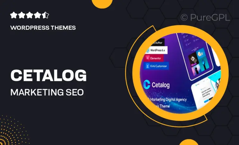 cetalog marketing seo agency wordpress theme