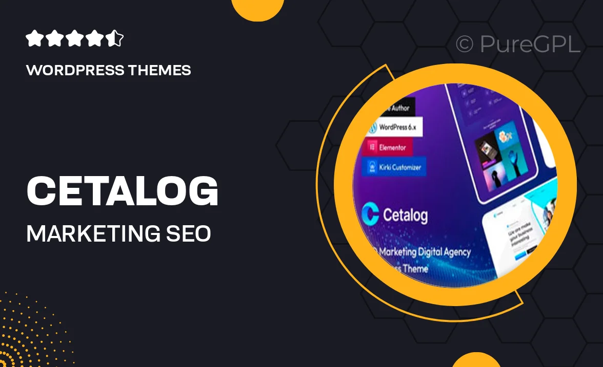 Cetalog – Marketing & SEO Agency WordPress Theme