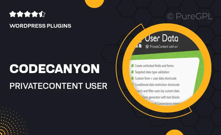 codecanyon privatecontent user data