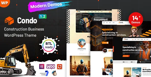Condo – Construction WordPress Theme