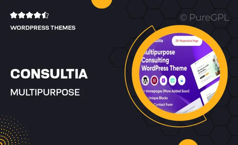 consultia multipurpose consulting wordpress theme