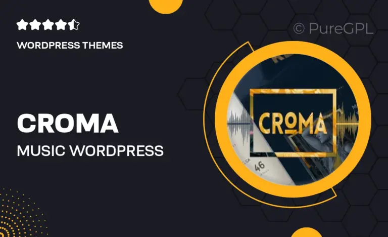 croma music wordpress theme with ajax and continuous playback