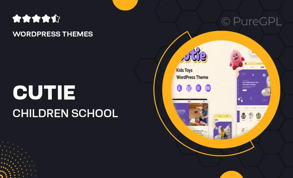 Cutie – Children School, Toys Store Theme 29 Cutie – Children School, Toys Store Theme