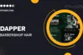 Dapper – Barbershop & Hair Studio Elementor Template Kit