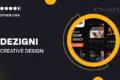 Dezigni – Creative Design Agency & Portfolio Elementor Template Kit