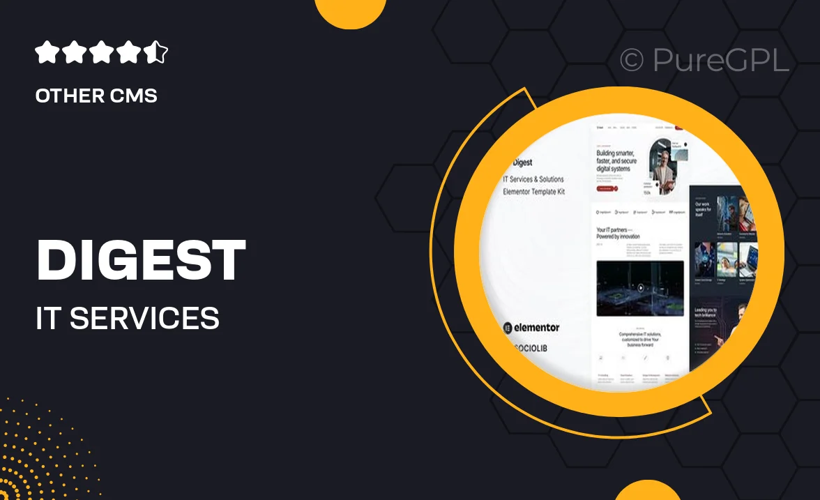 Digest – IT Services & Solutions Elementor Template Kit