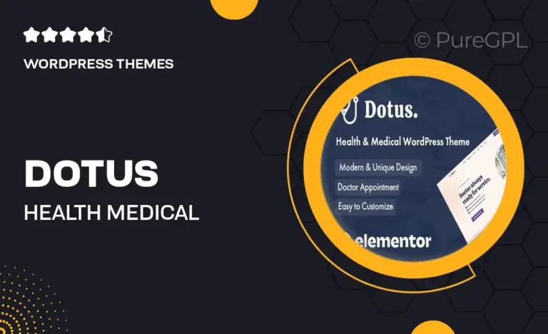dotus health medical wordpress theme