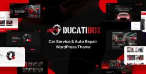 Ducatibox – Car Service & Auto Repair WordPress Theme