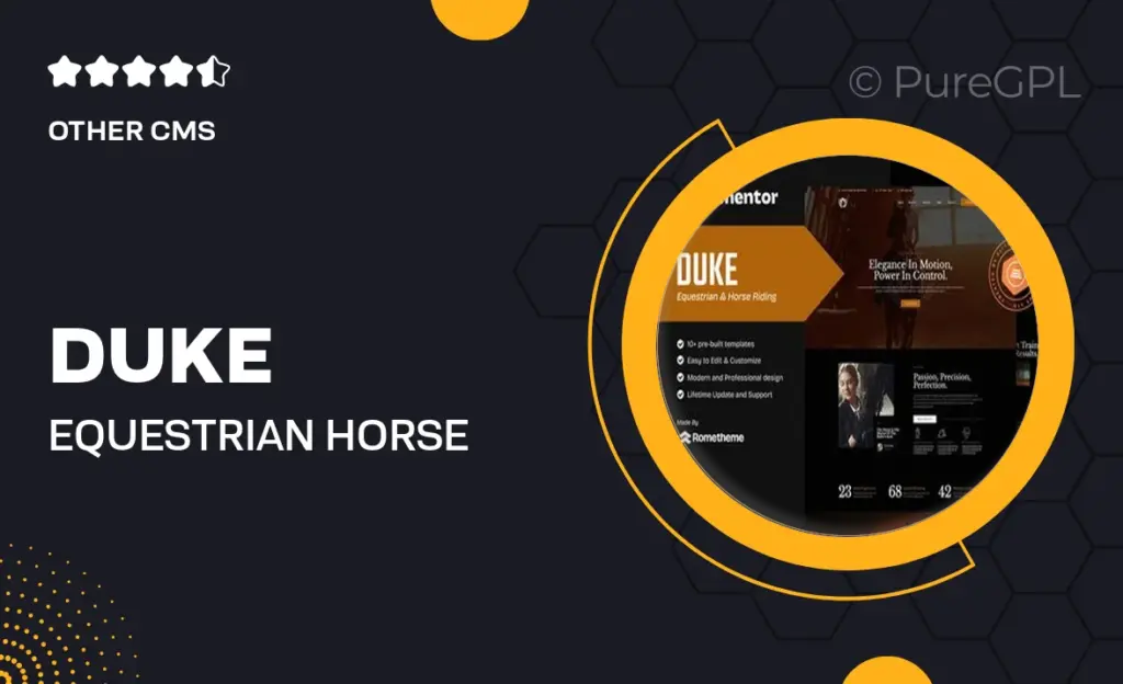 Duke – Equestrian & Horse Riding Elementor Template Kit 36 Duke – Equestrian & Horse Riding Elementor Template Kit