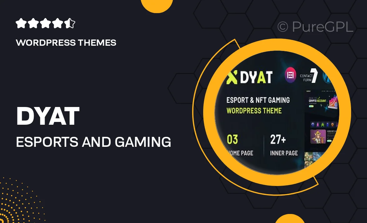 DYAT – eSports and Gaming NFT WordPress Theme