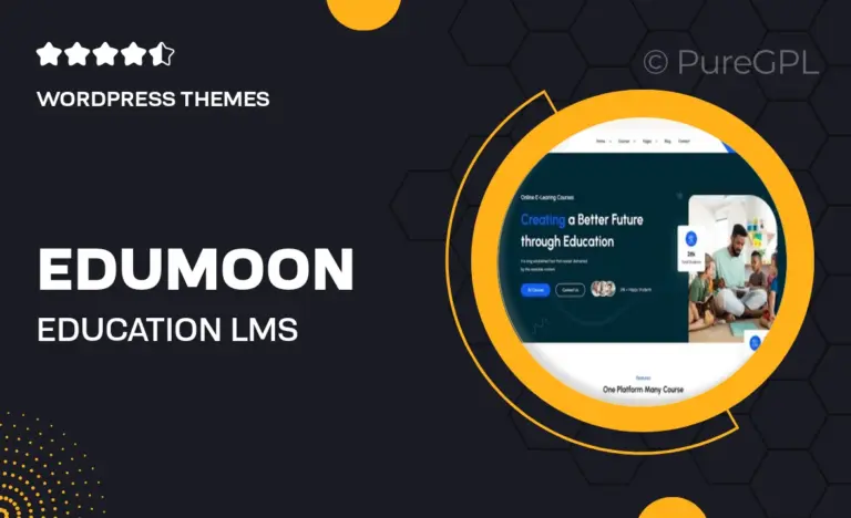 edumoon education lms wordpress theme