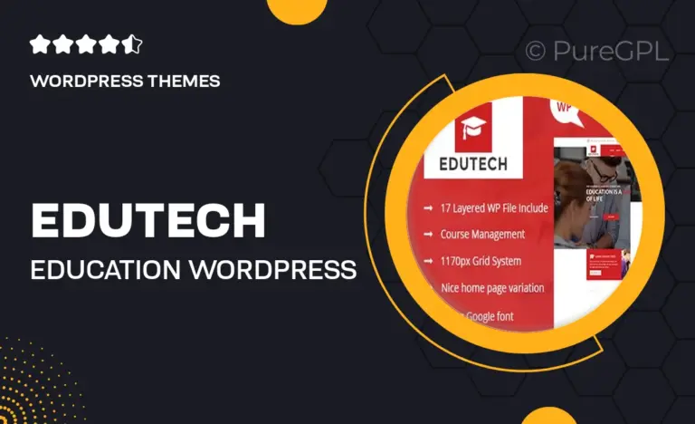 edutech education wordpress theme