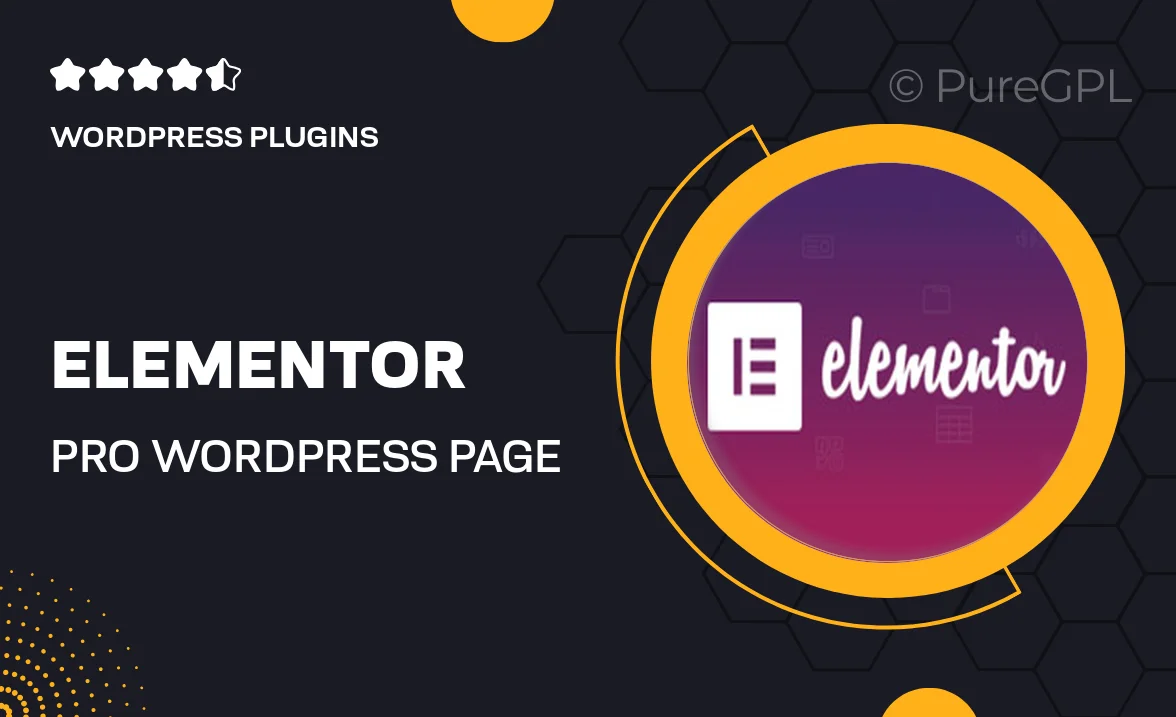 Elementor Pro – WordPress Page Builder + Tradução