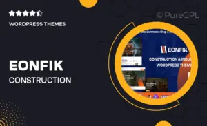 Eonfik – Construction & Industry WordPress Theme