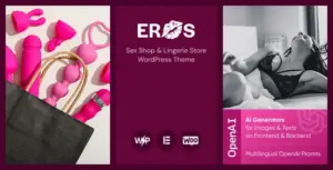 Eros – Sex Shop & Lingerie Store WordPress Theme