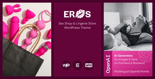 Eros – Sex Shop & Lingerie Store WordPress Theme