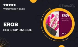 Eros – Sex Shop & Lingerie Store WordPress Theme