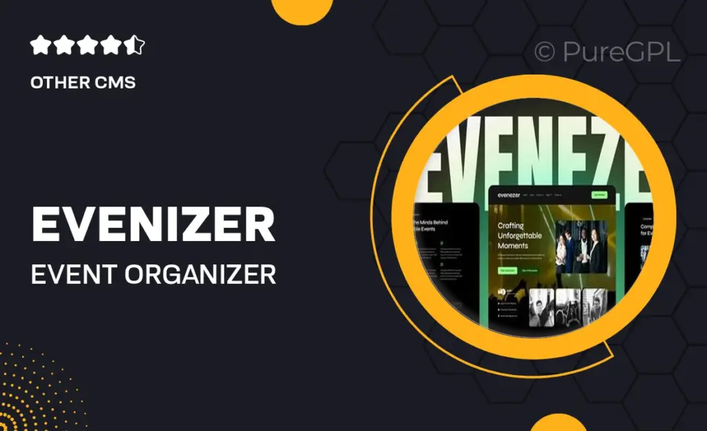 Evenizer – Event Organizer Elementor Template Kit