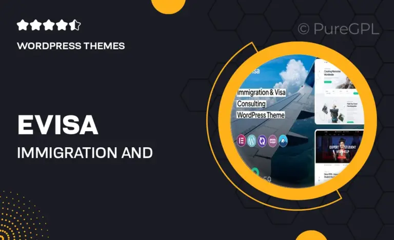 evisa immigration and visa consulting wordpress theme
