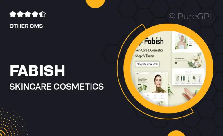 fabish skincare cosmetics store shopify theme