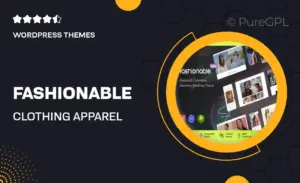 Fashionable – Clothing & Apparel WooCommerce WordPress Theme