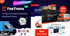 Fastrans – Logistics WordPress Theme