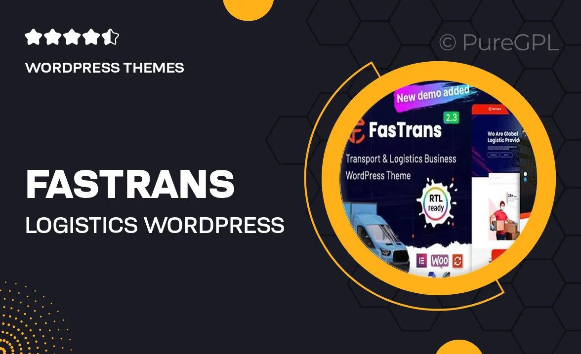 Fastrans – Logistics WordPress Theme