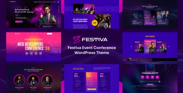 festiva event conference wordpress theme 1