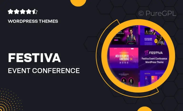 festiva event conference wordpress theme