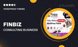 Finbiz – Consulting Business WordPress Theme