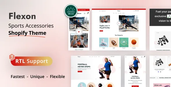 flexon sports accessories shopify theme 1