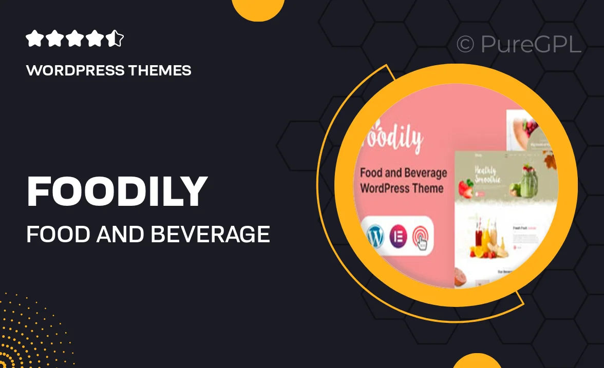 Foodily – Food and Beverage WordPress Theme