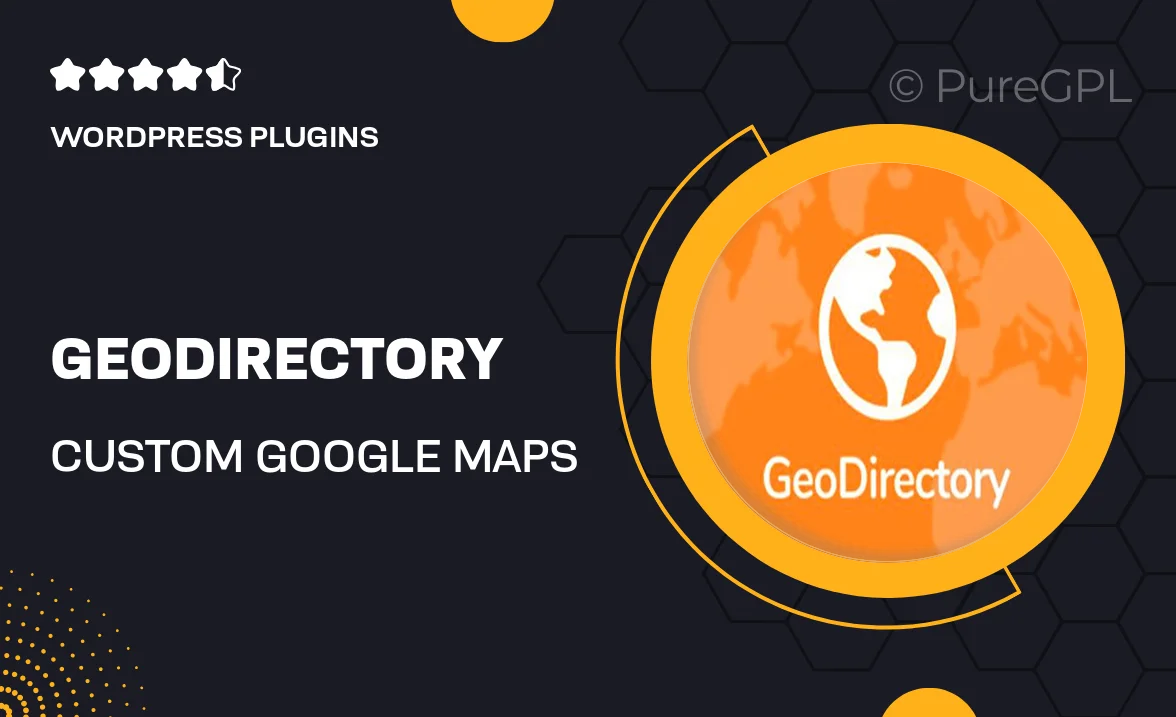 Geodirectory | Custom Google Maps