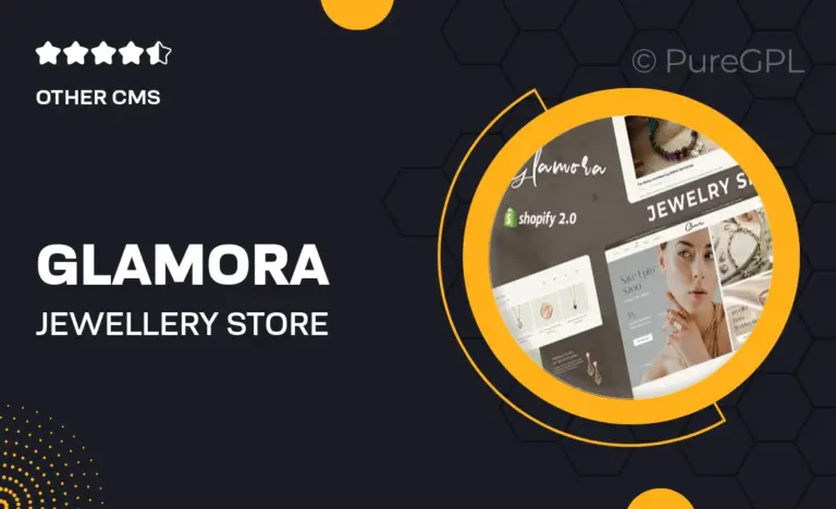 glamora jewellery store shopify