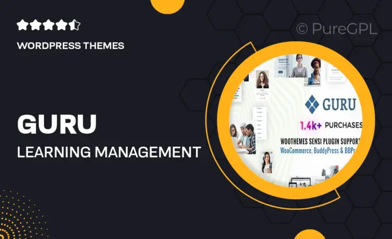 guru learning management wordpress