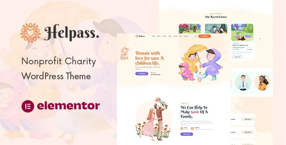 helpass charity wordpress theme 1