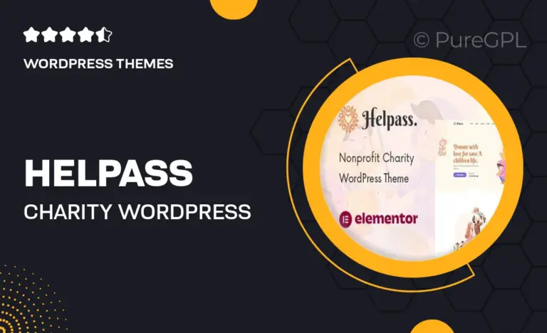 helpass charity wordpress theme