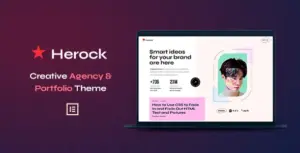 Herock – Agency & Portfolio WordPress Theme