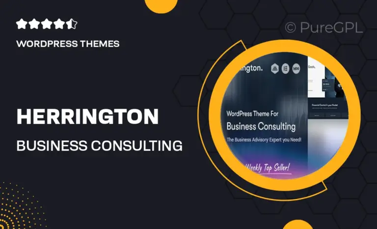 herrington business consulting wordpress theme