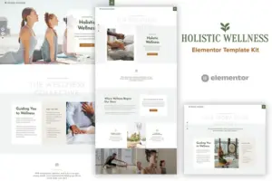 Holistic Welness – Alternative Health Elementor Template Kit