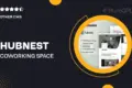 Hubnest – Coworking Space & Virtual Office Elementor Pro Template Kit